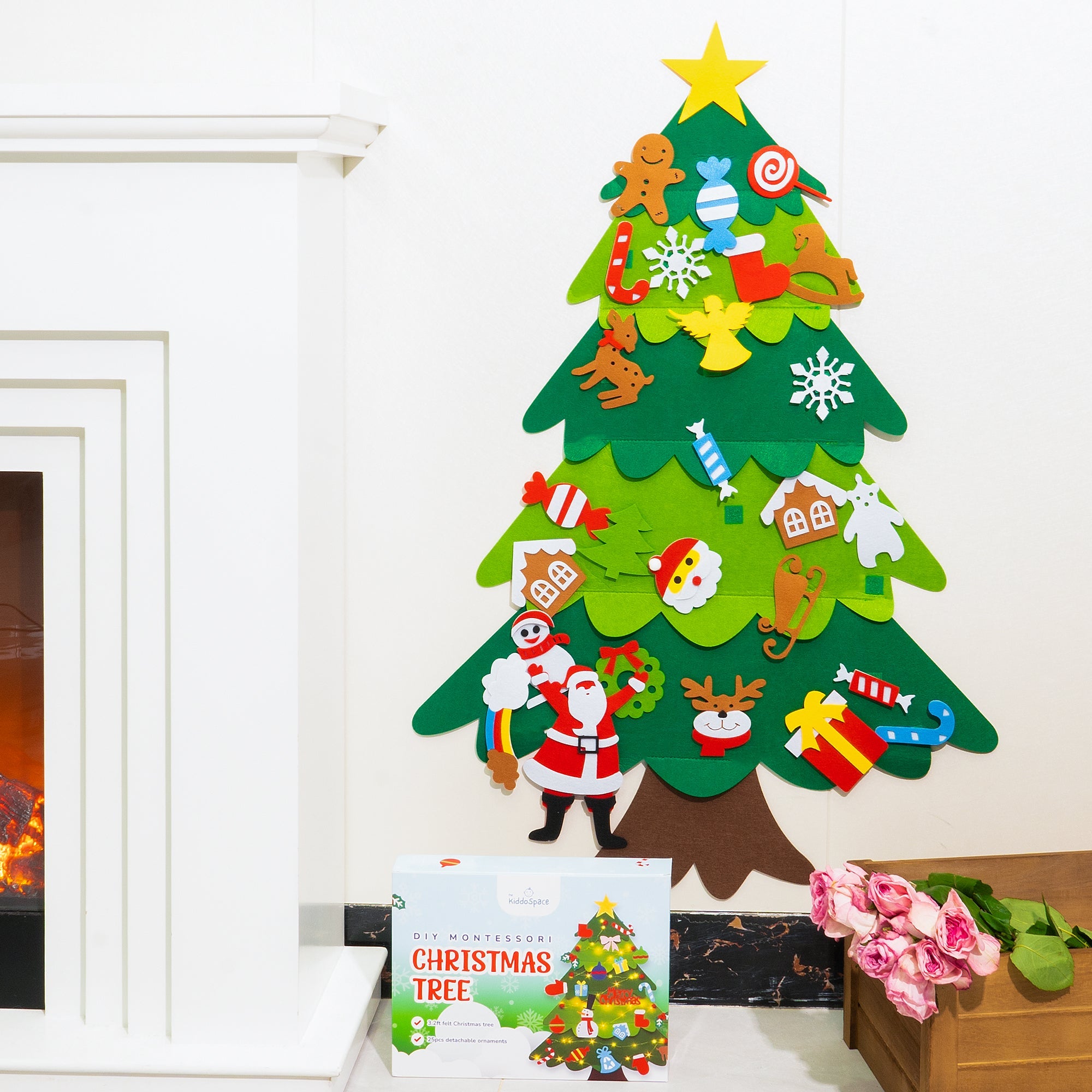 Christmas Tree for Kids (Includes 30 Decorations)