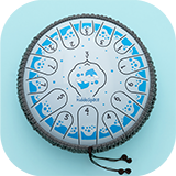 1x Steel tongue drum with 15 notes