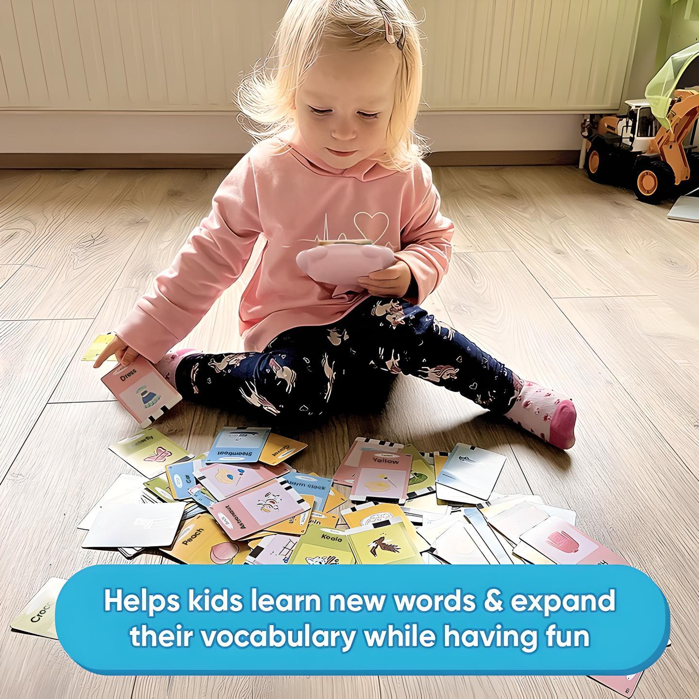 KiddoSpace Talking Cards (British Pronunciation)