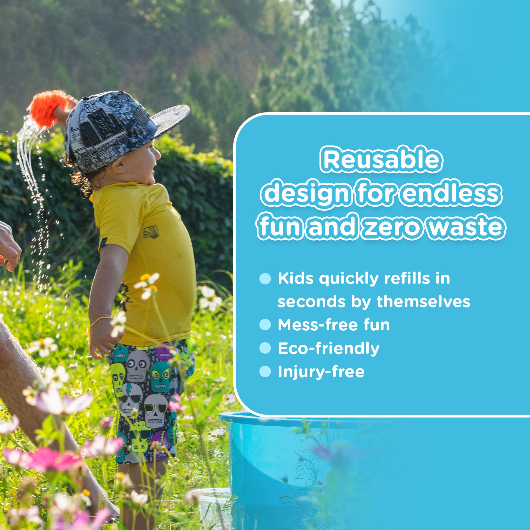 KiddoSpace Reusable Water Sponge Balls (Buy 10 Get 30 Free)
