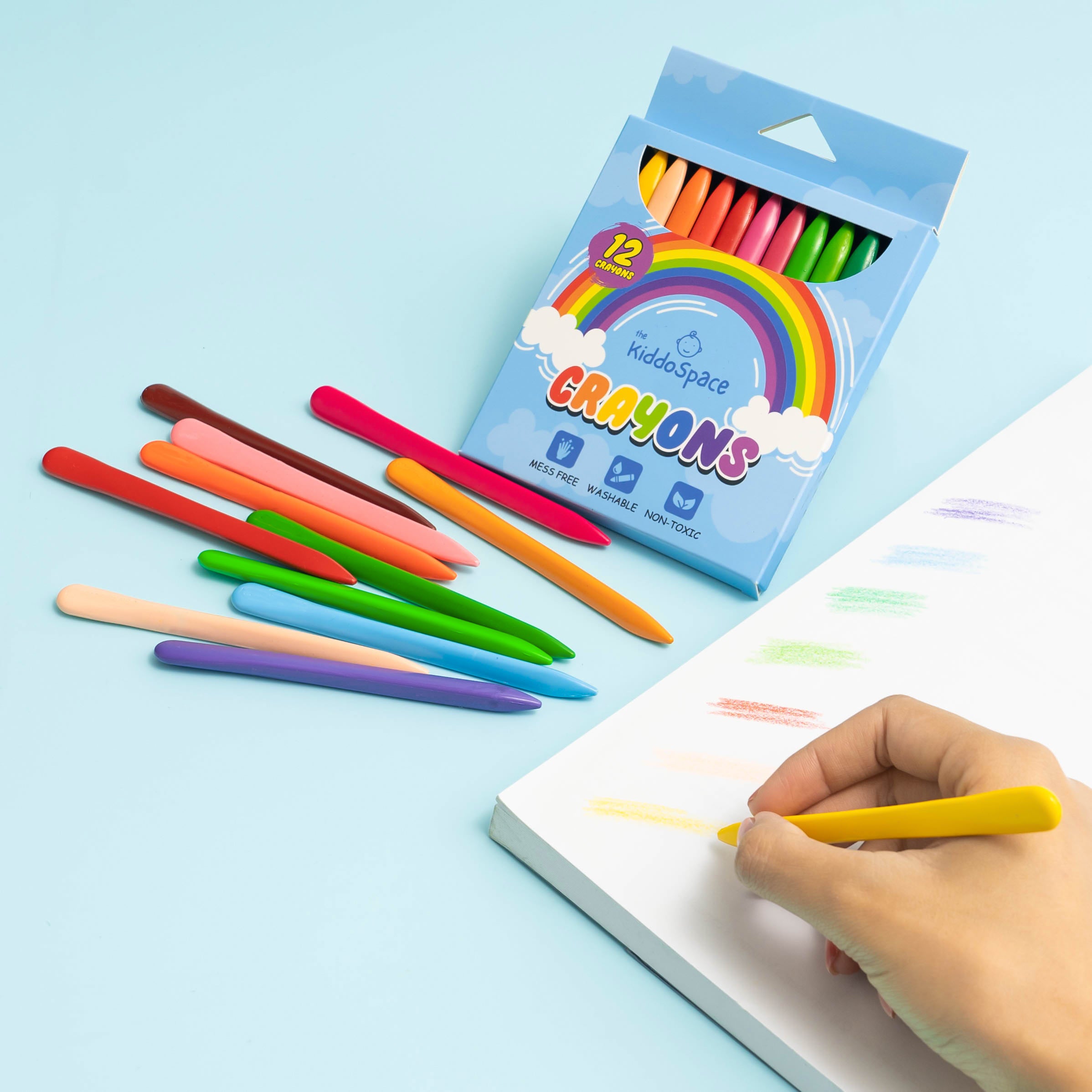 KiddoSpace's Washable Crayons