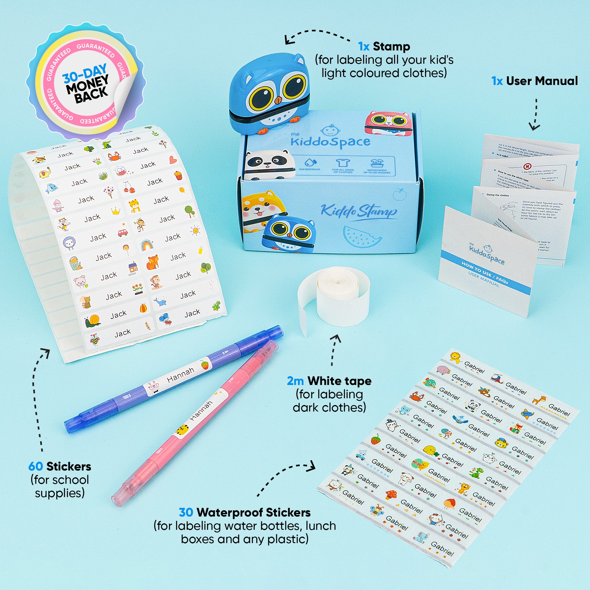 KiddoSpace™ - Complete Stamping Set