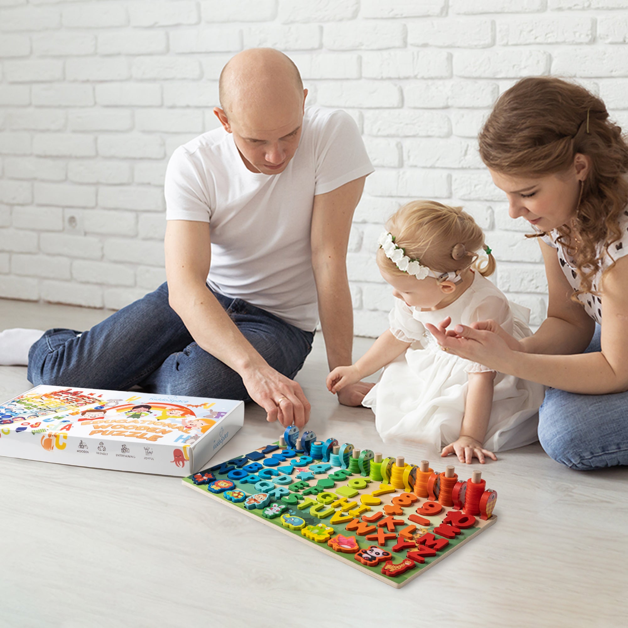 KiddoSpace™ - Wooden Montessori Puzzle